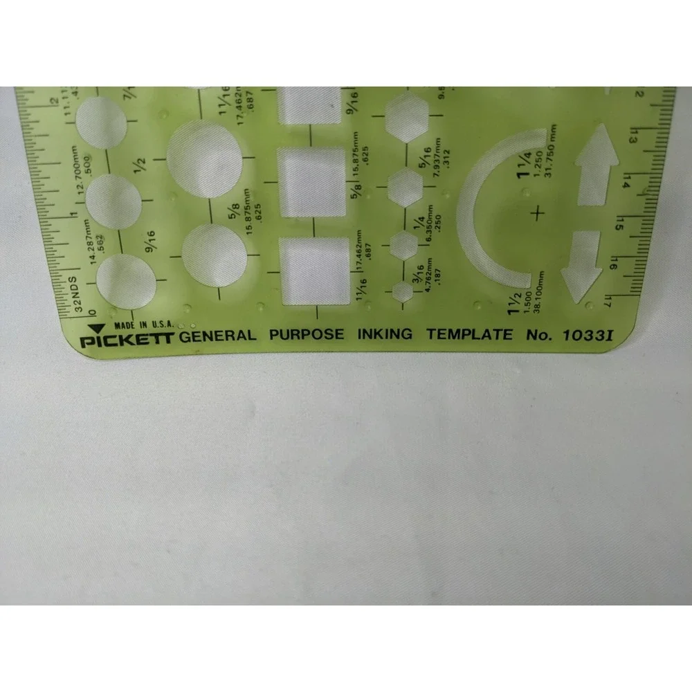 Pickett‎ Inking Template 10331 Circle 12041 Lot of 2